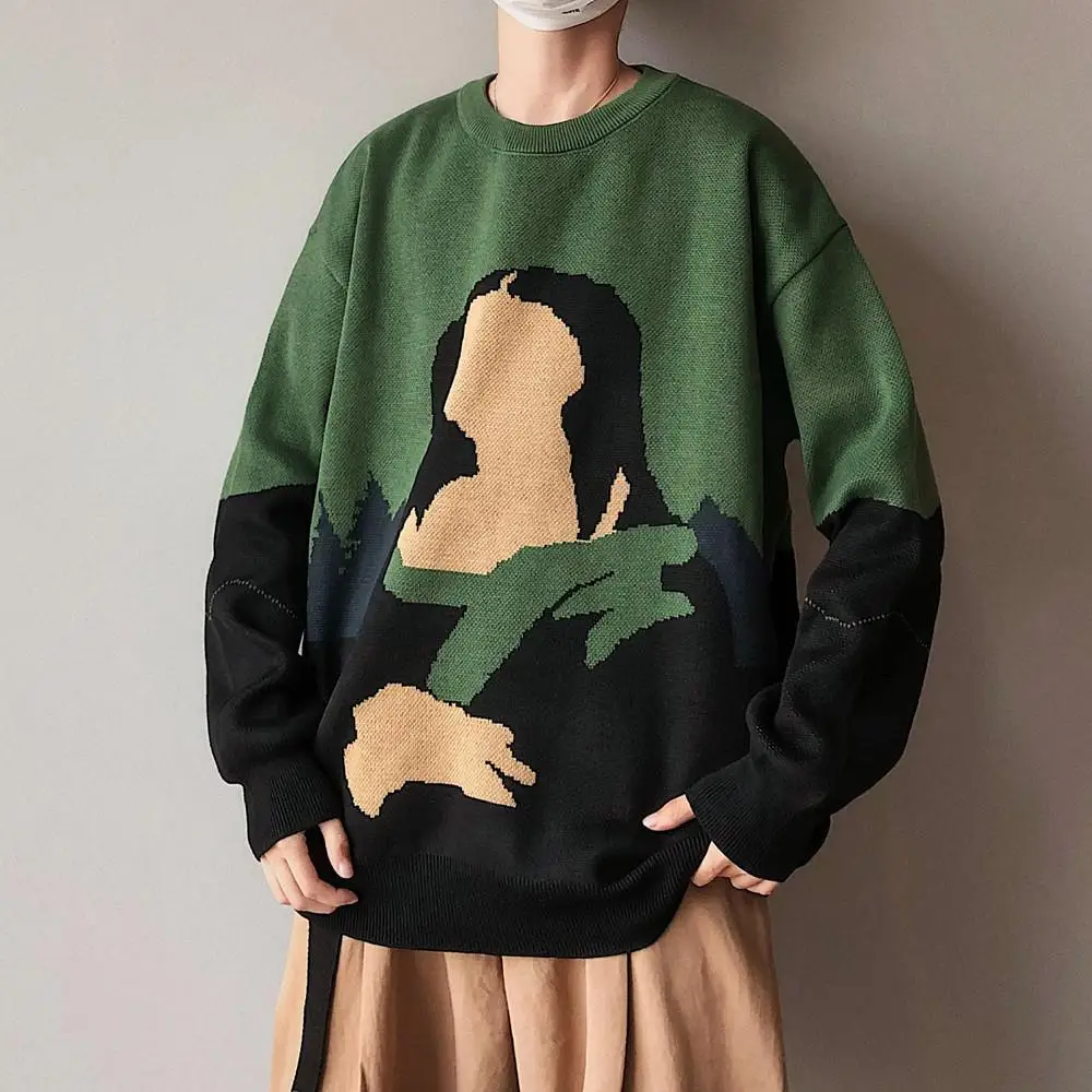 Autumn winter sweater loose knit jacket 
Autumn winter sweater loose knit jacket