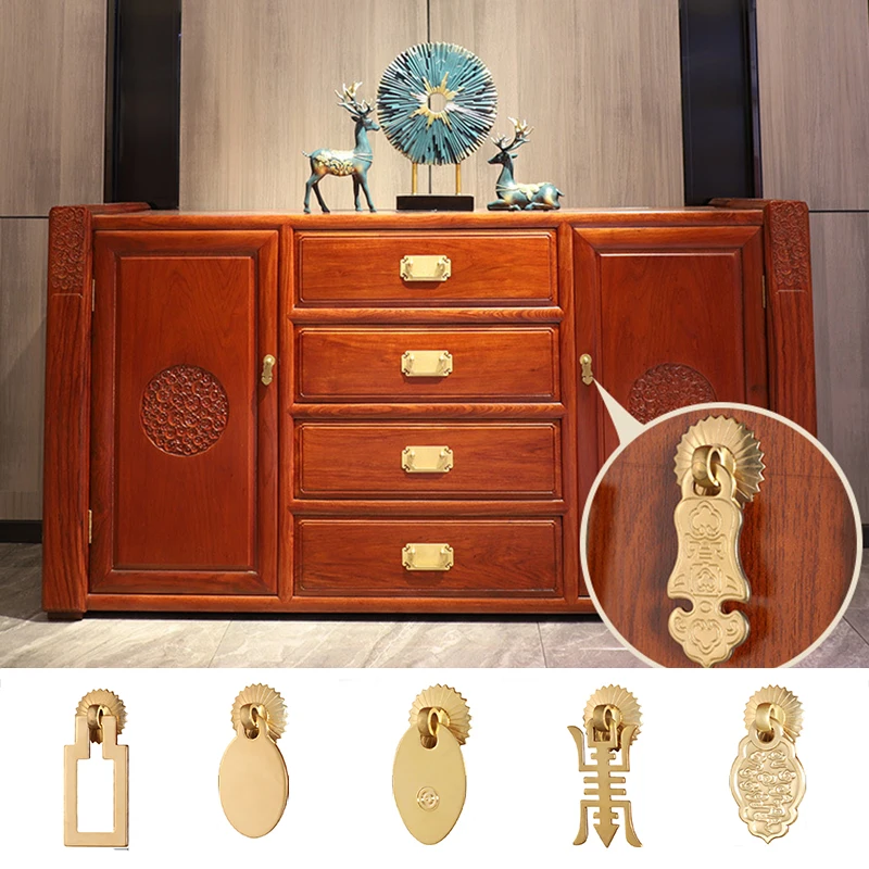 Antique Copper Classical Handles Brass Furniture Accessories Furniture Bronze Hardware Accessories Handles Copper Craft Cabinet
Antique Copper Classical Handles Brass Furniture Accessories Furniture Bronze Hardware Accessories Handles Copper Craft Cabinet