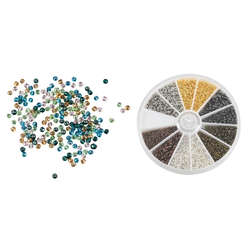 200 шт. разнообразные бусины в виде гранёного хрусталя 4 мм с 2250 штук, Обжимные бусины, бисер 2 мм 2,5 мм смешанный браслет бусины
200 шт. разнообразные бусины в виде гранёного хрусталя 4 мм с 2250 штук, Обжимные бусины, бисер 2 мм 2,5 мм смешанный браслет бусины