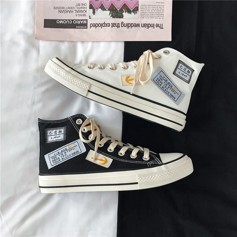 High Top Canvas Shoes Male Korean Version Trend All-match Shoes Male Tide Shoes New Spring and Autumn Graffiti Cloth Shoes Male
High Top Canvas Shoes Male Korean Version Trend All-match Shoes Male Tide Shoes New Spring and Autumn Graffiti Cloth Shoes Male