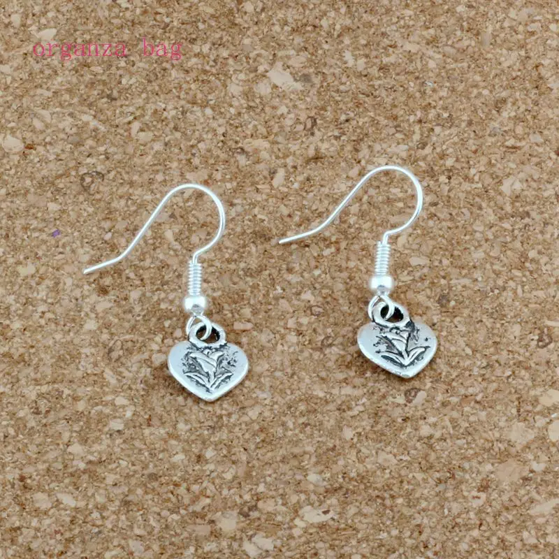 Zinc Alloy Heart With Rose Flower Charm Earrings Fish Ear Hook 30pairs/lot Chandelier Jewelry DIY 9x28mm A-531e
Zinc Alloy Heart With Rose Flower Charm Earrings Fish Ear Hook 30pairs/lot Chandelier Jewelry DIY 9x28mm A-531e