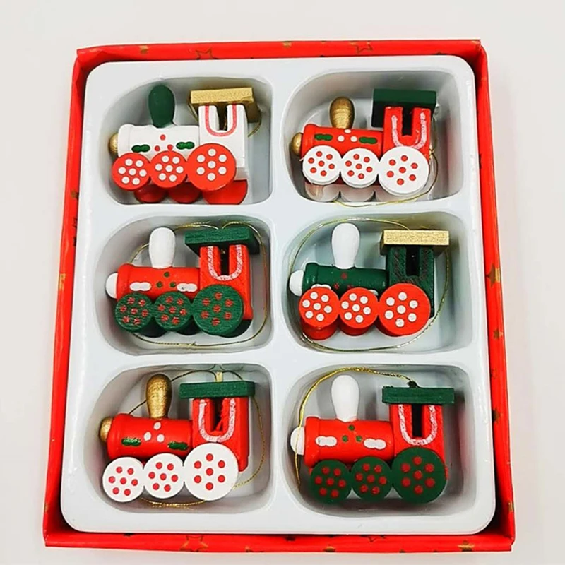 Boxed 6 Christmas Locomotives Christmas Creative Wooden Tree Pendant Diy Gifts Hanging Ornament Decor
Boxed 6 Christmas Locomotives Christmas Creative Wooden Tree Pendant Diy Gifts Hanging Ornament Decor