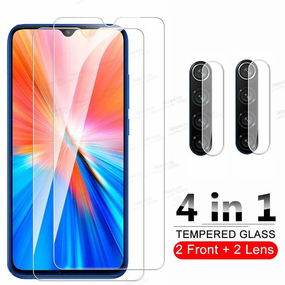 4 в 1 закаленное стекло для камеры Xiaomi Redmi Note 8 2021 Note8 Pro 8T Redme 8A Redmi8 A T Защитная пленка