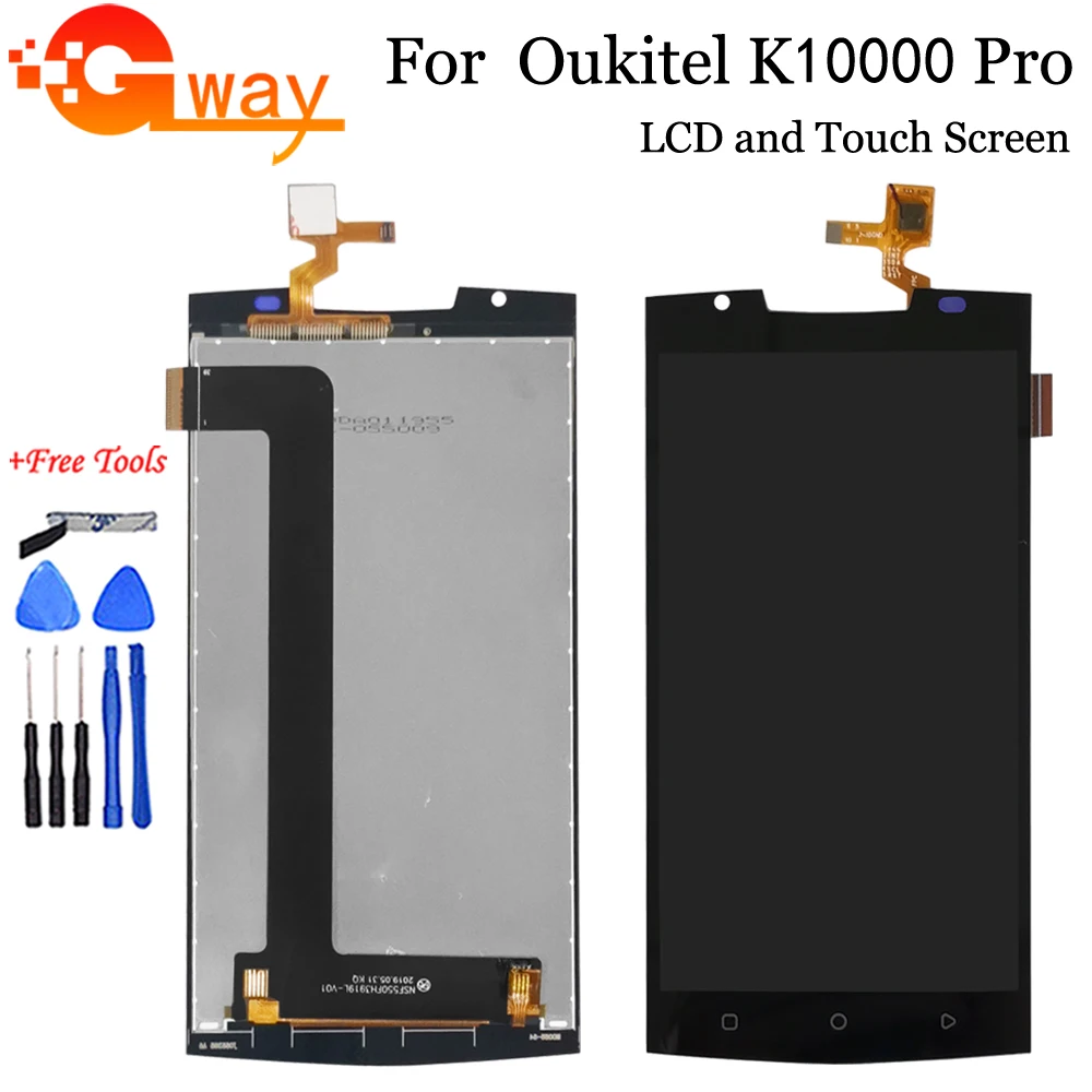 ЖК дисплей 5 дюйма для Oukitel K10000 Pro сенсорный экран в сборе аксессуары телефона pro с