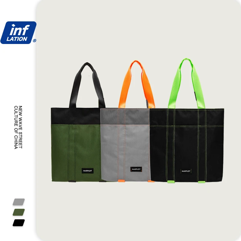 INFLATION Fashion Fluorescent Handbags Women Streetwear Casual Shopping Bag Unisex High Capacity Travel Shoulder Bags 257AI2019
INFLATION Fashion Fluorescent Handbags Women Streetwear Casual Shopping Bag Unisex High Capacity Travel Shoulder Bags 257AI2019
