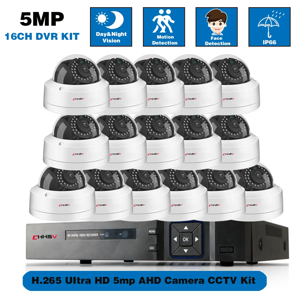 8 канальный сетевой видеорегистратор видеонаблюдения Dvr система камер домашней