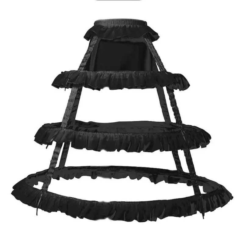 Womens Hollow Lolita Short Birdcage Petticoat Elastic Waist 3 Hoops Pleated Ruffles A-Line Wedding Cosplay Crinoline
Womens Hollow Lolita Short Birdcage Petticoat Elastic Waist 3 Hoops Pleated Ruffles A-Line Wedding Cosplay Crinoline
