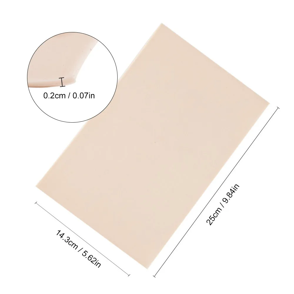 Double Sides Tattoo Practice Skin Soft Silicone Pads Tattooing Microblading Practice Skin for Beginners
Double Sides Tattoo Practice Skin Soft Silicone Pads Tattooing Microblading Practice Skin for Beginners