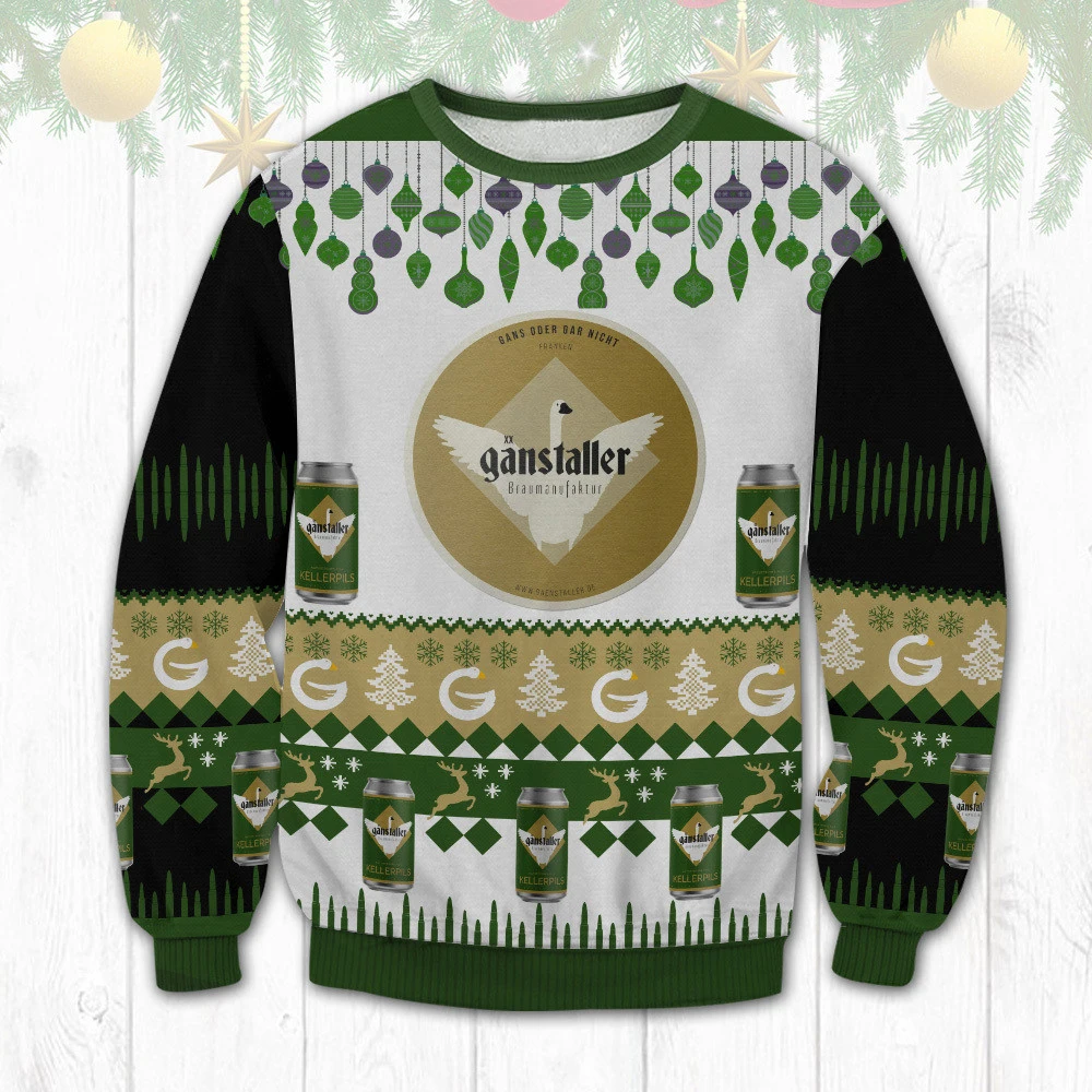 New Men's Fashion Casual Christmas Dress 3D Digital Printing Loose Round Neck Wool Plus Size Sweater
New Men's Fashion Casual Christmas Dress 3D Digital Printing Loose Round Neck Wool Plus Size Sweater