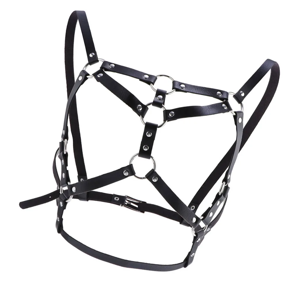 Womens Punk Harness Cut Out Body Bra Strappy Lingerie Garter Belts Adjustable Goth Club Rave Wear
Womens Punk Harness Cut Out Body Bra Strappy Lingerie Garter Belts Adjustable Goth Club Rave Wear