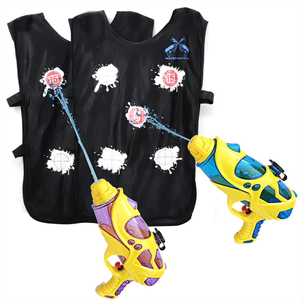 Water Gun Water-Activated Vest Squirt Gun Water Fight Supplies Summer Toys Outdoor Swimming Pool Toys for Kids and Adults
Water Gun Water-Activated Vest Squirt Gun Water Fight Supplies Summer Toys Outdoor Swimming Pool Toys for Kids and Adults