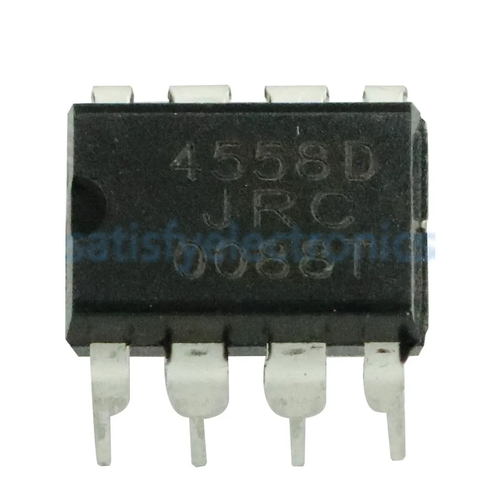 10 шт./лот IC Chips JRC4558D JRC4558 4558 4558D DIP 8 оригинальные Интегральные схемы|Запасные части|