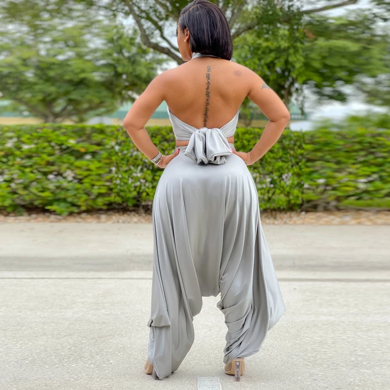 ZKYZWX Sexy Two Piece Set Off Shoulder Backless Crop Top Wide Leg Pants Tracksuit Women Clothing Summer Outfits Matching Sets
ZKYZWX Sexy Two Piece Set Off Shoulder Backless Crop Top Wide Leg Pants Tracksuit Women Clothing Summer Outfits Matching Sets