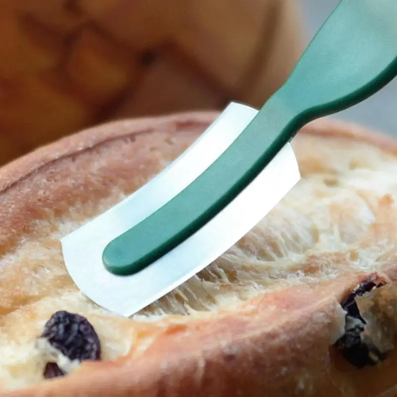 French Cooking Curved Bread Cutter Knife Cutter Dough Knife Blade Carbon Bread Tools with Steel Kitchen Cover Baguette T2I9
French Cooking Curved Bread Cutter Knife Cutter Dough Knife Blade Carbon Bread Tools with Steel Kitchen Cover Baguette T2I9