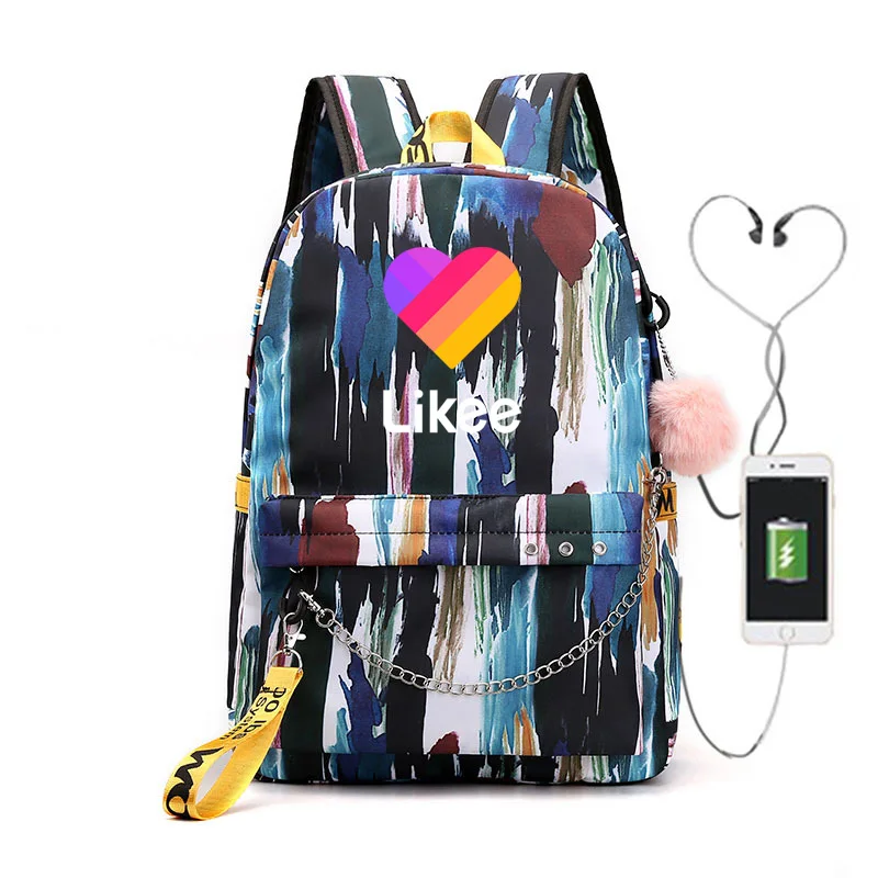 Likee Video App Outdoor Sports Backpack Women Russia Likee App Bag Softback Zipper Back Pack Laptop Camouflage Army Green Bags
Likee Video App Outdoor Sports Backpack Women Russia Likee App Bag Softback Zipper Back Pack Laptop Camouflage Army Green Bags