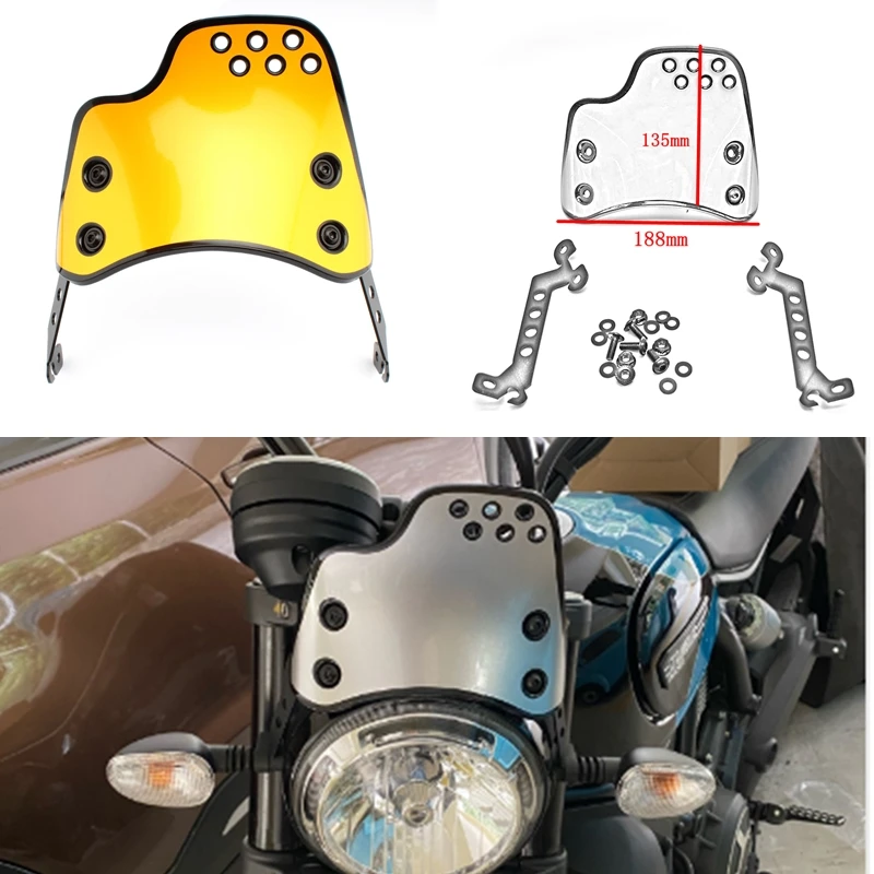Для поездок на мотоцикле Ducati скремблер 400 800 2015 2016 2017 2018 2019 2020 Fly заградительный щит мотоциклетное ветровое стекло w держатель
Для поездок на мотоцикле Ducati скремблер 400 800 2015 2016 2017 2018 2019 2020 Fly заградительный щит мотоциклетное ветровое стекло w держатель
