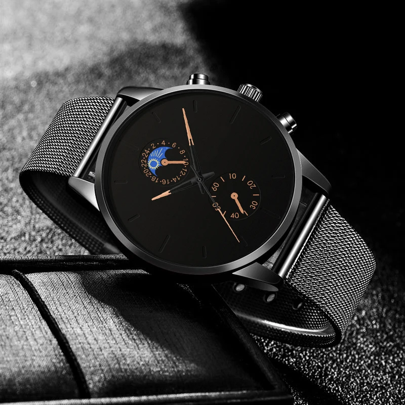 2020 Fashion Watch Men Business Watches Luxury Classic Black Stainless Steel Mesh Belt Quartz Wrist Watch Simple Watch
2020 Fashion Watch Men Business Watches Luxury Classic Black Stainless Steel Mesh Belt Quartz Wrist Watch Simple Watch
