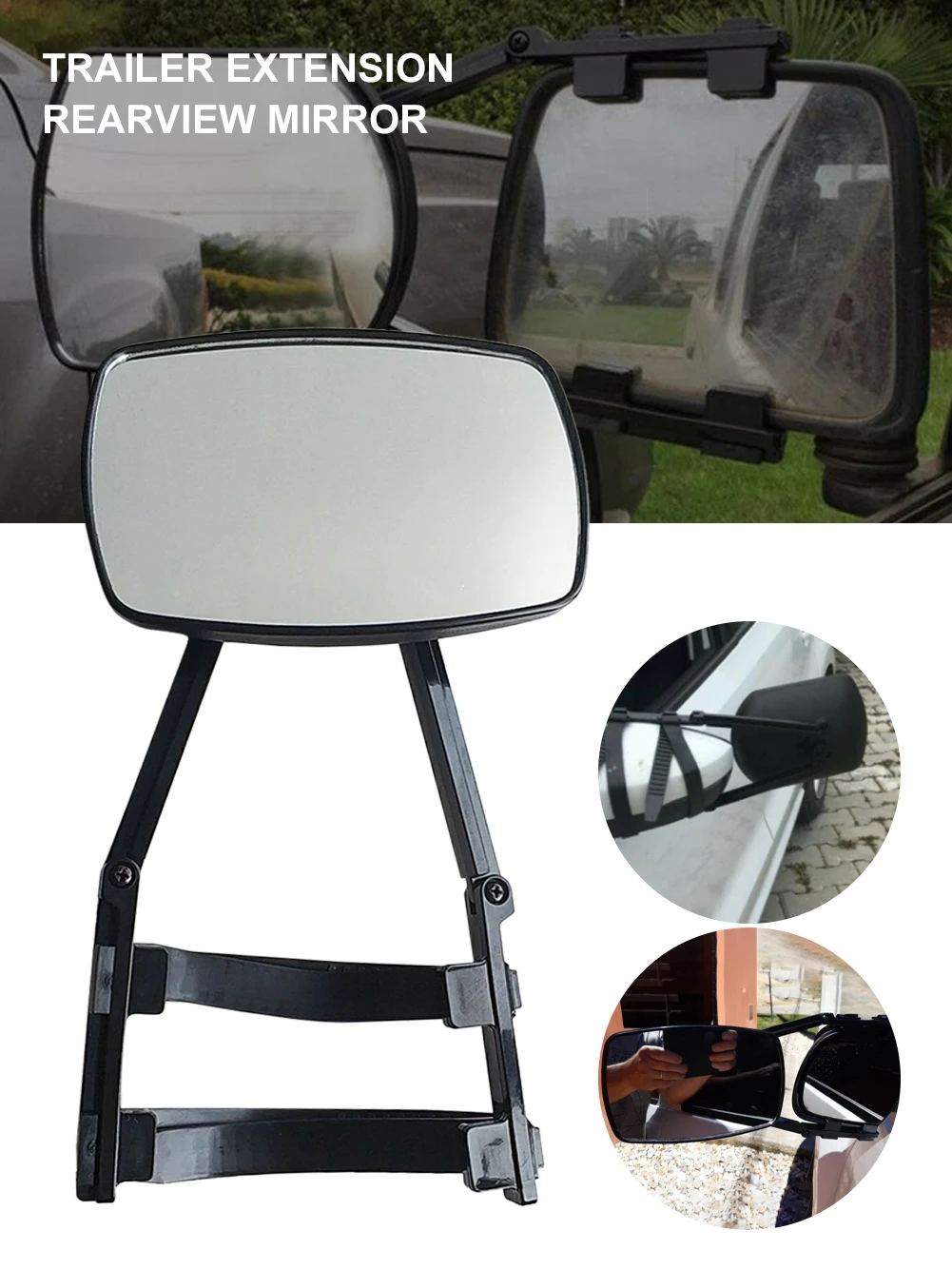 Adjustable Trailer Towing Mirror Trailer Wing Mirror Extension Towing Mirror Car Truck Blind Spot Side-View Mirror Hot New
Adjustable Trailer Towing Mirror Trailer Wing Mirror Extension Towing Mirror Car Truck Blind Spot Side-View Mirror Hot New