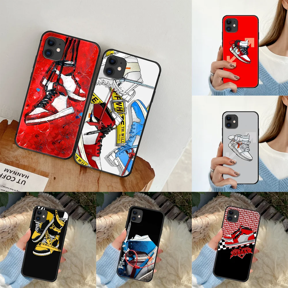 Trend Sport Shoe Brand Phone Case For iPhone 5 5S SE 2020 6 6S 7 8 Plus 11 12 Mini X XS XR Pro Max black Back Painting Bumper
Trend Sport Shoe Brand Phone Case For iPhone 5 5S SE 2020 6 6S 7 8 Plus 11 12 Mini X XS XR Pro Max black Back Painting Bumper