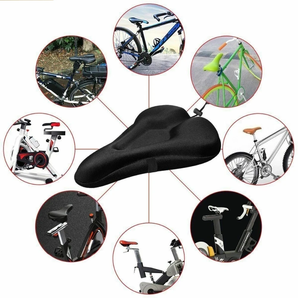 Soft Thickened Bicycle Seat Breathable Bicycle Saddle Seat Cover Comfortable Foam Seat Mountain Bike Cycling Pad Cushion Cove
Soft Thickened Bicycle Seat Breathable Bicycle Saddle Seat Cover Comfortable Foam Seat Mountain Bike Cycling Pad Cushion Cove