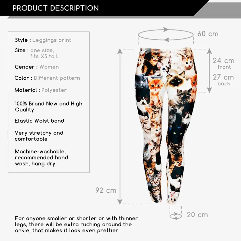 Creative Personalized Printing Women Pants Fashion High Elastic Bottoming Pants Stretchy Breathable Casual Yoga Fitness Sports
Creative Personalized Printing Women Pants Fashion High Elastic Bottoming Pants Stretchy Breathable Casual Yoga Fitness Sports