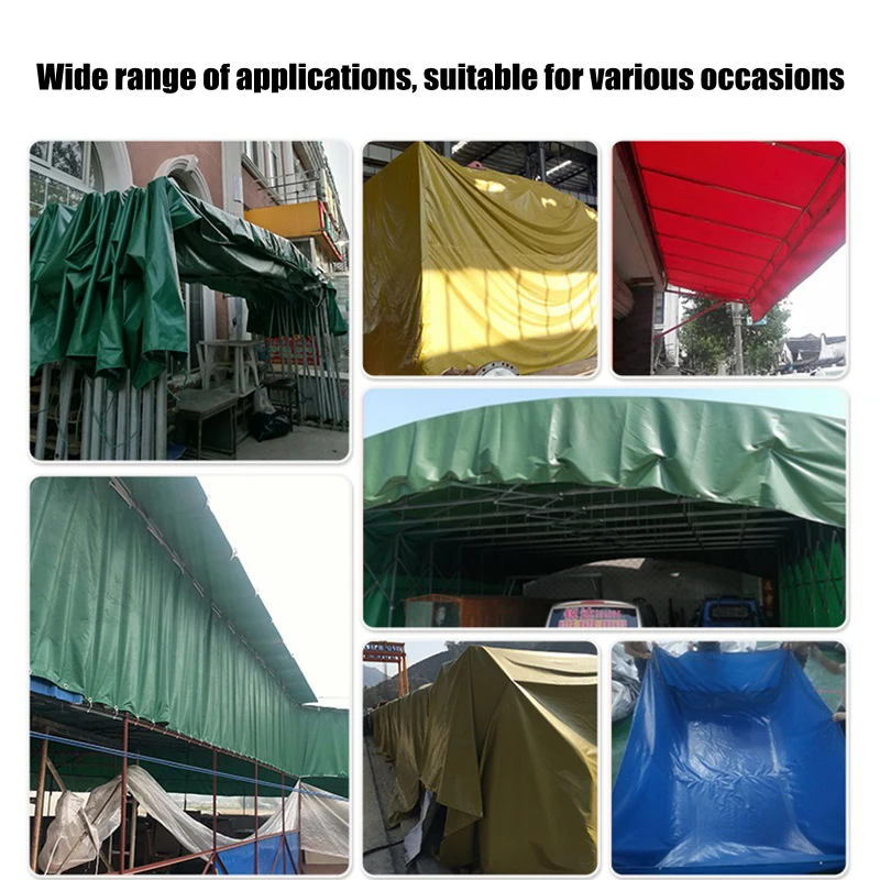 2x3m Thick 0.5mm Tarpaulin Rainproof Cloth Waterproof Oilcloth Oxford Cloth Car Shed Cover Rainproof Sail 5 Colors For Chose
2x3m Thick 0.5mm Tarpaulin Rainproof Cloth Waterproof Oilcloth Oxford Cloth Car Shed Cover Rainproof Sail 5 Colors For Chose