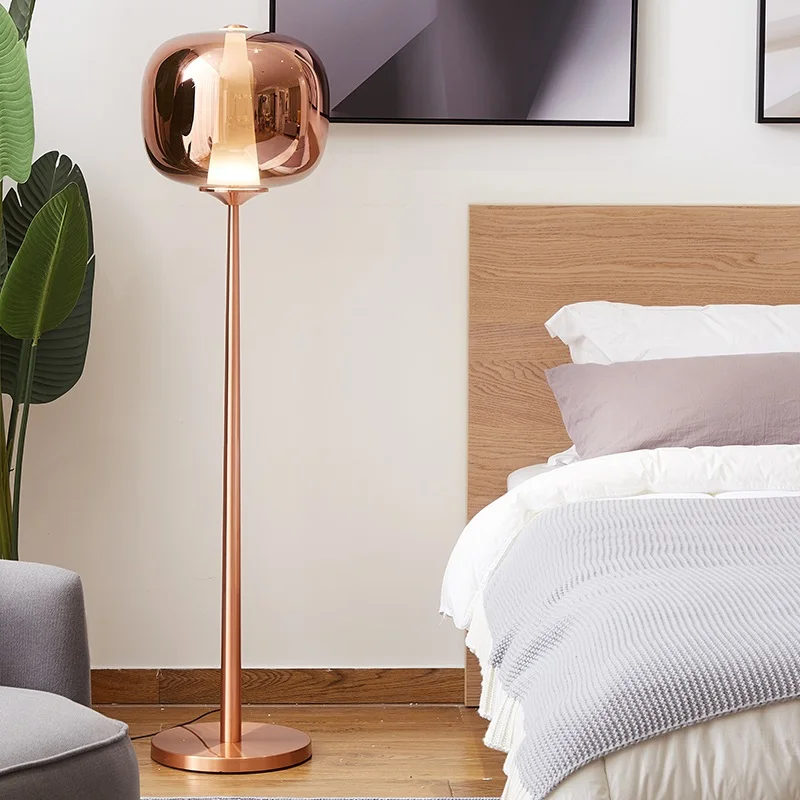 Nordic Glass Ball Lamp Creative Light Luxury Modern Minimalist Designer Model Bedroom Floor Lamps For Living Room Gold LED Lamps
Nordic Glass Ball Lamp Creative Light Luxury Modern Minimalist Designer Model Bedroom Floor Lamps For Living Room Gold LED Lamps