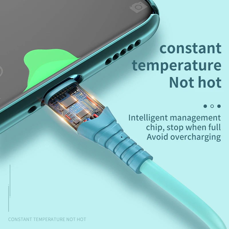 5A жидкий силиконовый кабель для быстрой зарядки Samsung Huawei Xiaomi Быстрая зарядка USB Type