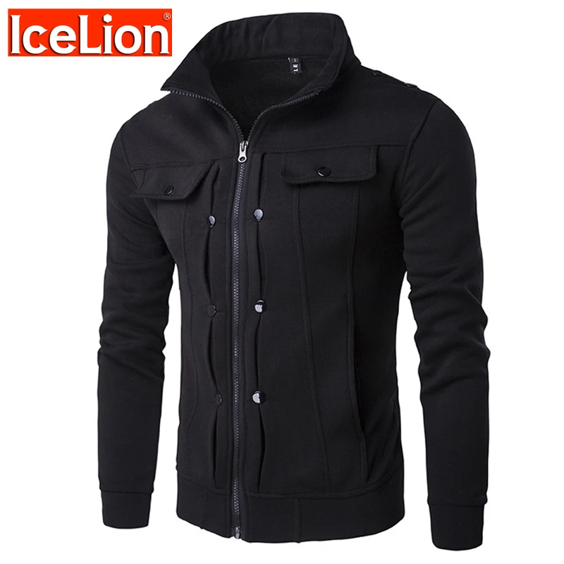IceLion 2021 Fleece Sweatshirts Men Zipper Cardigan Hoodies Autumn Spring Stand Collar Sportswear Fashion Tracksuit Slim Jacket
IceLion 2021 Fleece Sweatshirts Men Zipper Cardigan Hoodies Autumn Spring Stand Collar Sportswear Fashion Tracksuit Slim Jacket