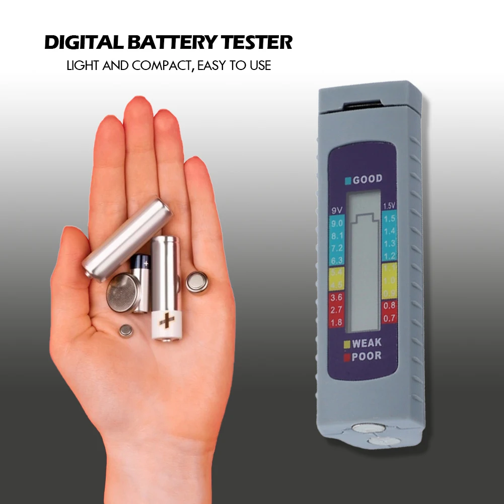 Digital Battery Tester Dry Battery Capacity Detector Built-in Lithium Battery Capacity Tester Load Analyzer Display
Digital Battery Tester Dry Battery Capacity Detector Built-in Lithium Battery Capacity Tester Load Analyzer Display