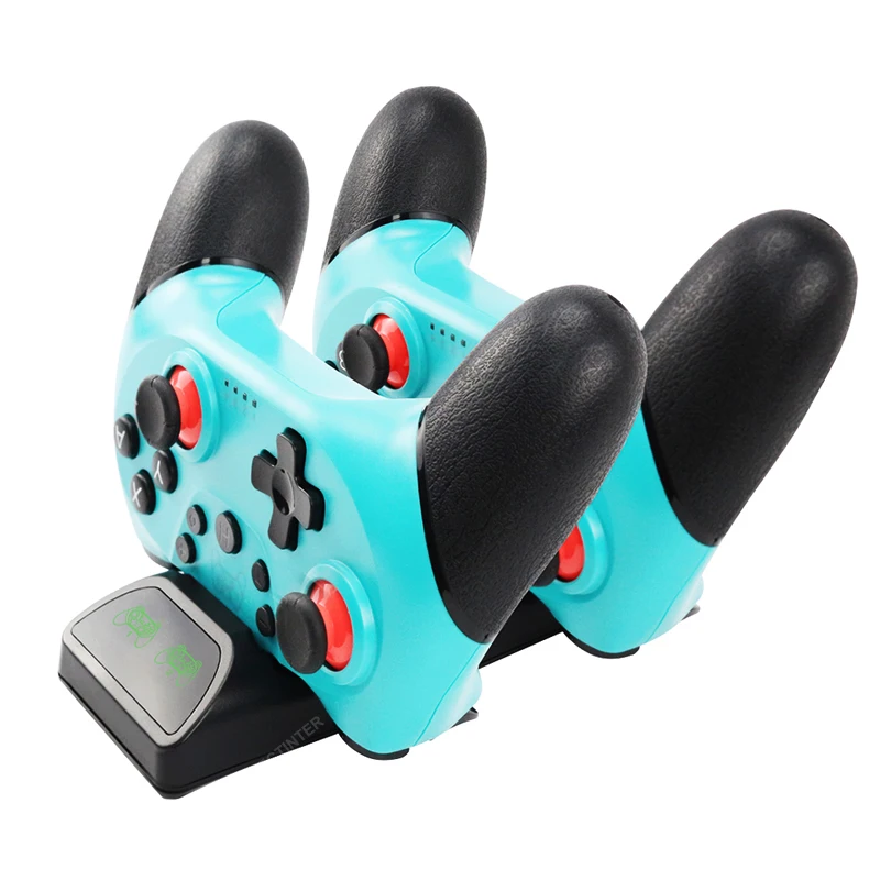 Dual Charger for NS for Switch Pro Wireless Gamepad Controller Charging Dock Stand Station for Switch Pro joystick Accessories
Dual Charger for NS for Switch Pro Wireless Gamepad Controller Charging Dock Stand Station for Switch Pro joystick Accessories