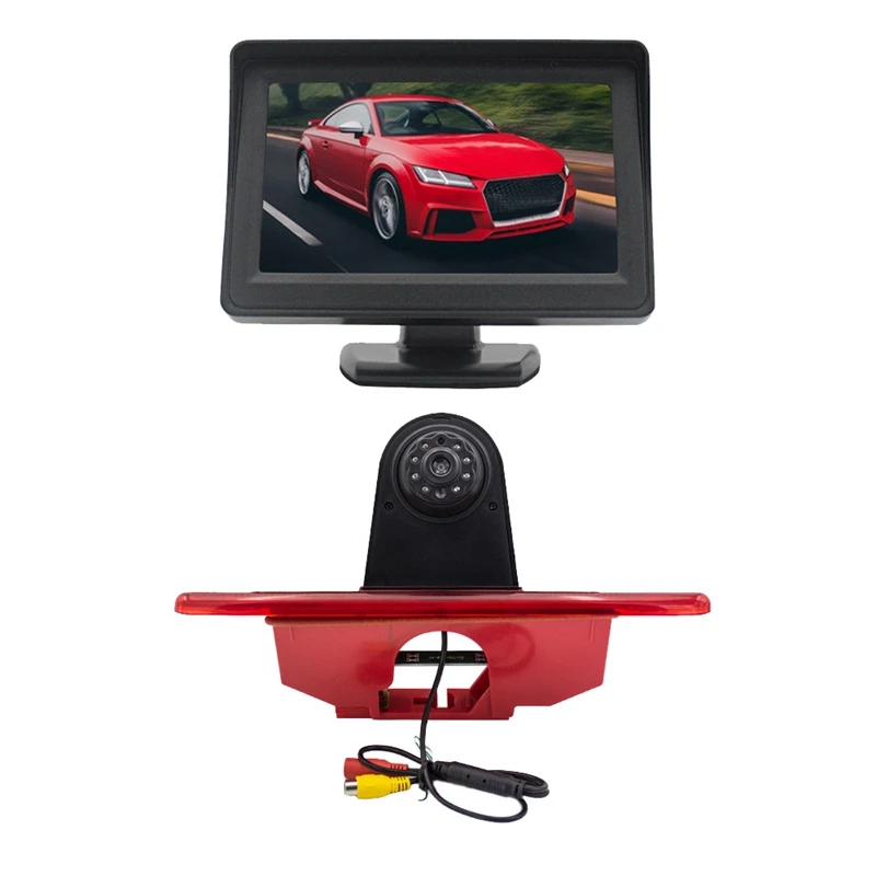 170 degree Rear View Camera Brake Light & 4.3Inch Monitor for Toyota Proace Peugeot Expert Citroen Jumpy 2016-2019
170 degree Rear View Camera Brake Light & 4.3Inch Monitor for Toyota Proace Peugeot Expert Citroen Jumpy 2016-2019