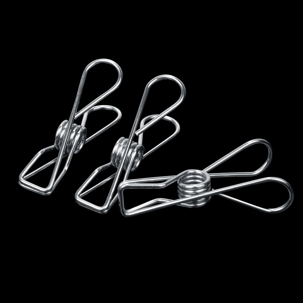100Pcs/lot Stainless Steel Clothes Pegs Hanging Clothes Pins Beach Towel Clips Household Bed Sheet Clothespins Wholesale Silver
100Pcs/lot Stainless Steel Clothes Pegs Hanging Clothes Pins Beach Towel Clips Household Bed Sheet Clothespins Wholesale Silver