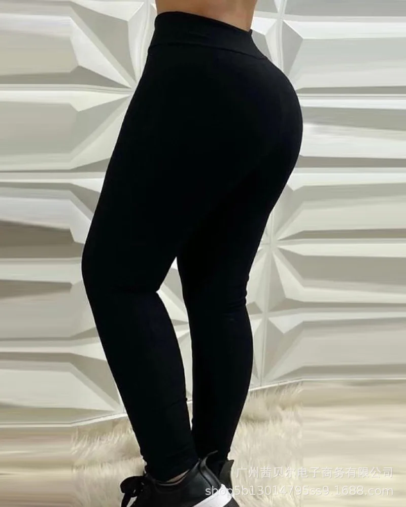 2021 Women's New Fashion Black Hot Rhinestone Heavy Work Trousers Ladies Casual Trousers Temperament Commuter Pants
2021 Women's New Fashion Black Hot Rhinestone Heavy Work Trousers Ladies Casual Trousers Temperament Commuter Pants