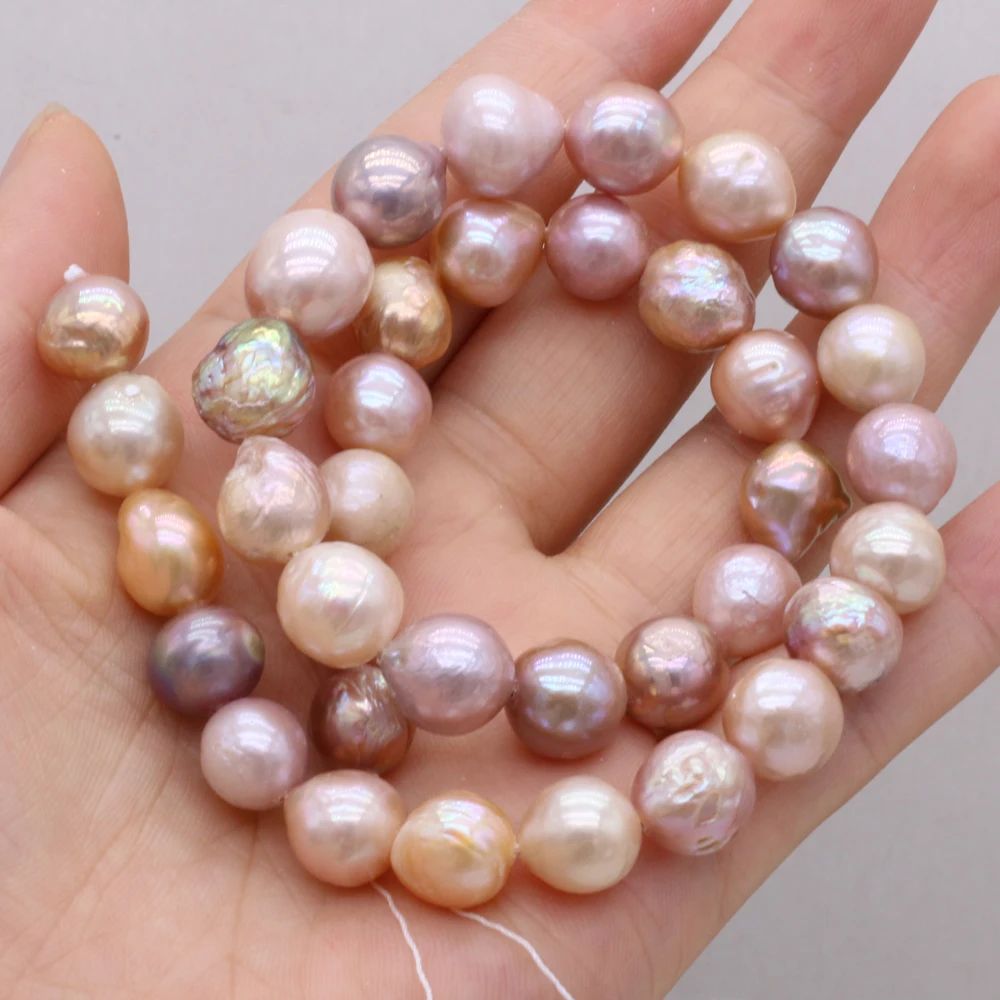 11-12mm Natural Freshwater White Pink Pearl Beads Potato Round Baroque Pearls For Jewelry Making DIY Bracelet Necklace Strand
11-12mm Natural Freshwater White Pink Pearl Beads Potato Round Baroque Pearls For Jewelry Making DIY Bracelet Necklace Strand