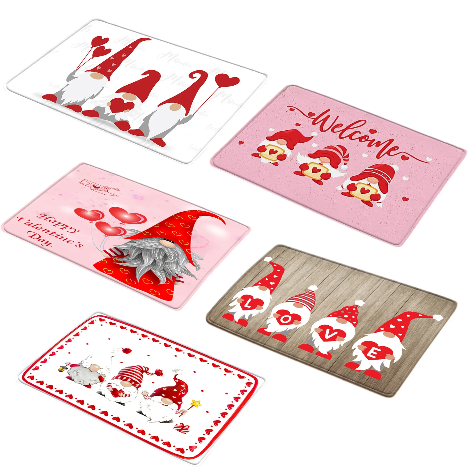 Valentines Day Doormat Gnome Holding Heart Pattern Entrance Mat perfect holiday decoration adding festive atmosphere non-slip
Valentines Day Doormat Gnome Holding Heart Pattern Entrance Mat perfect holiday decoration adding festive atmosphere non-slip