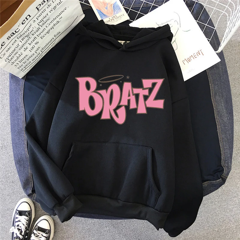 Rainbow BRATZ letter print pink cap hoodies women clothes Winter 2020 hip hop kawaii sweatshirt kpop sudadera mujer tracksuit
Rainbow BRATZ letter print pink cap hoodies women clothes Winter 2020 hip hop kawaii sweatshirt kpop sudadera mujer tracksuit