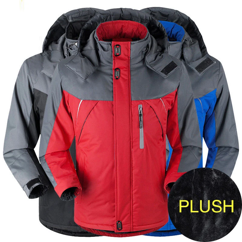 Men's Plush Windproof Outdoor Men's Warm Cotton Coat Large Waterproof Coat Windbreaker Winter Cotton Coat
Men's Plush Windproof Outdoor Men's Warm Cotton Coat Large Waterproof Coat Windbreaker Winter Cotton Coat