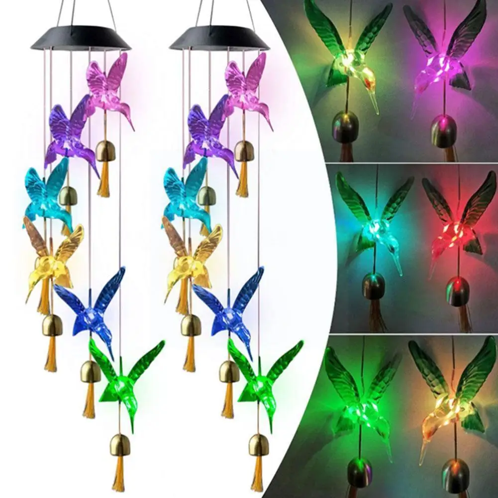 Fashion New Solar Powered Wind Chime Lamp LED Outdoor Light Deco Decoration For Home Hanging Butterfly Garden D2I0
Fashion New Solar Powered Wind Chime Lamp LED Outdoor Light Deco Decoration For Home Hanging Butterfly Garden D2I0