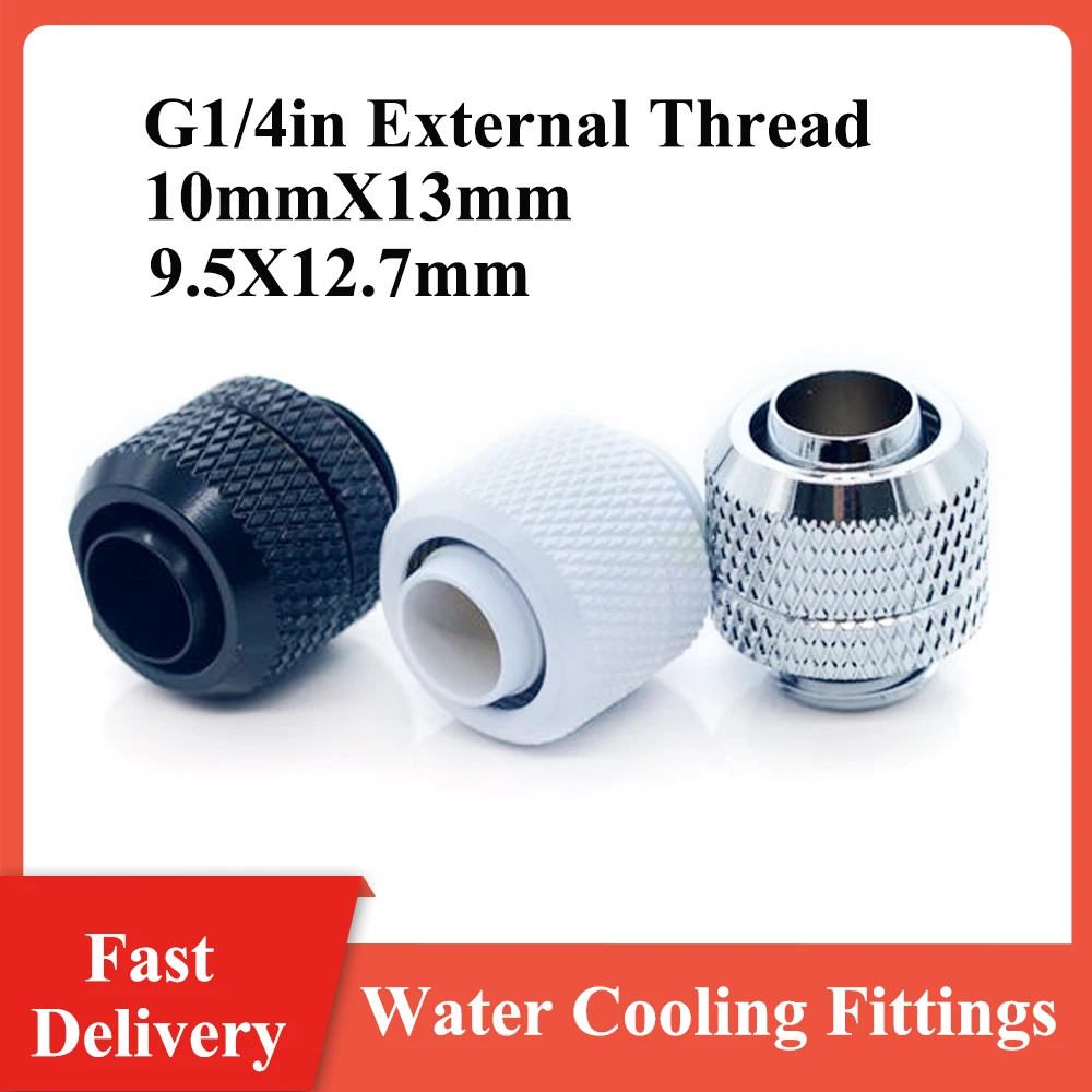 FREEZEMOD HRGKN-B38 Water Cooling Fittings G1/4in External Thread for 9.5X12.7mm/ or 10mmX13mm Soft Tube Computer Water Cooling
FREEZEMOD HRGKN-B38 Water Cooling Fittings G1/4in External Thread for 9.5X12.7mm/ or 10mmX13mm Soft Tube Computer Water Cooling