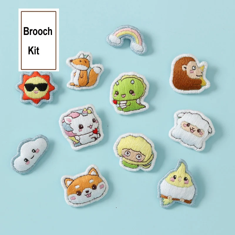 No Finish DIY Embroidery Brooch Kit Cartoon Animal Cross Stitch Needlework Handmade Art T-shirt Scarf Accessories Couples Gift
No Finish DIY Embroidery Brooch Kit Cartoon Animal Cross Stitch Needlework Handmade Art T-shirt Scarf Accessories Couples Gift