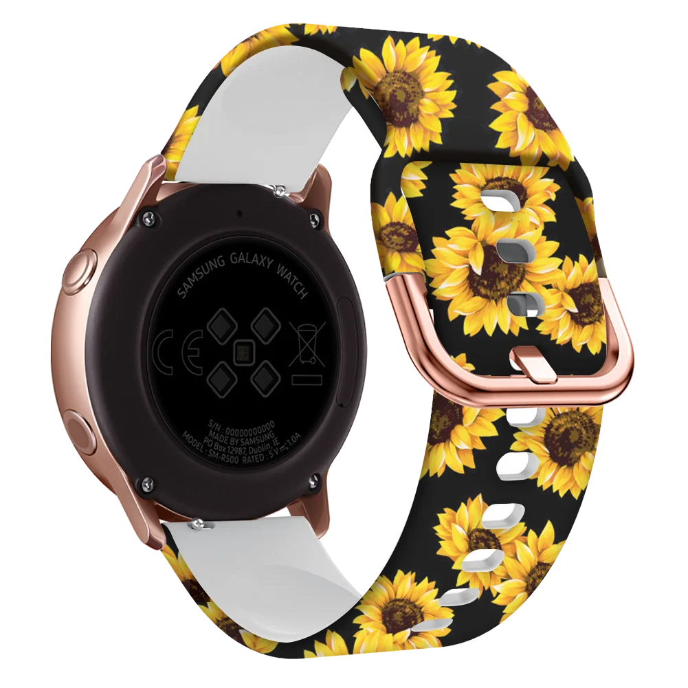 20mm 22mm Printing Silicone Watchband for Samsung Galaxy Watch Active 42mm Gear Sport S2 S3 For Garmin Huawei amazfit GTR2 Strap
20mm 22mm Printing Silicone Watchband for Samsung Galaxy Watch Active 42mm Gear Sport S2 S3 For Garmin Huawei amazfit GTR2 Strap