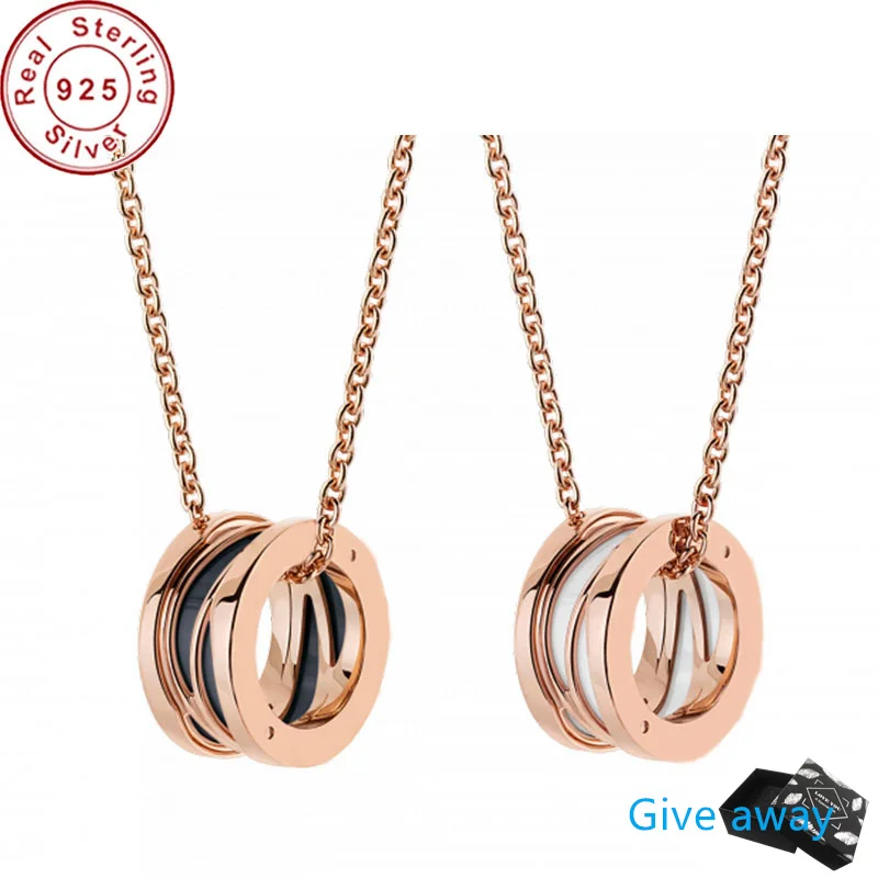 Pure Silver Simple Black And White Hollow Ceramic Pendant Bv Necklace Female Wild Fashion Luxury Brand Jewelry
Pure Silver Simple Black And White Hollow Ceramic Pendant Bv Necklace Female Wild Fashion Luxury Brand Jewelry