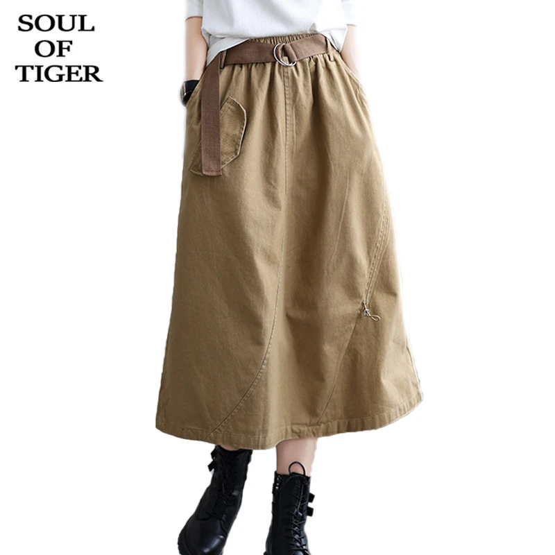 SOUL OF TIGER Ladies Elegant Casual Skirts Autumn Korean Style Womens Vintage Bohemian Clothes Fashion Design Harajuke Skirt
SOUL OF TIGER Ladies Elegant Casual Skirts Autumn Korean Style Womens Vintage Bohemian Clothes Fashion Design Harajuke Skirt