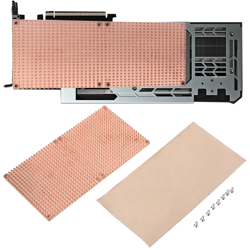 Copper Full Cover GPU Backplate Panel Cooling Back Plate for Graphics Card Cooling 3080 3090 2/4mm
Copper Full Cover GPU Backplate Panel Cooling Back Plate for Graphics Card Cooling 3080 3090 2/4mm