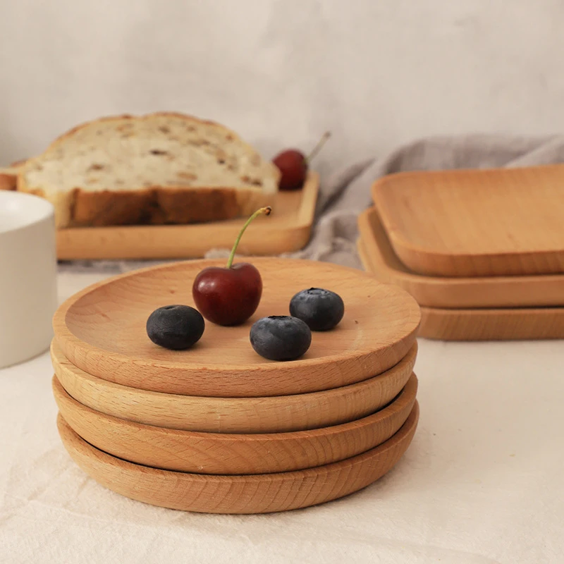 Wood Plate Fruit Dishes Saucer Tea Tray Dessert Dinner Plate Round Shape Square Wooden Pan Baking Platter Tableware Set Utensils
Wood Plate Fruit Dishes Saucer Tea Tray Dessert Dinner Plate Round Shape Square Wooden Pan Baking Platter Tableware Set Utensils