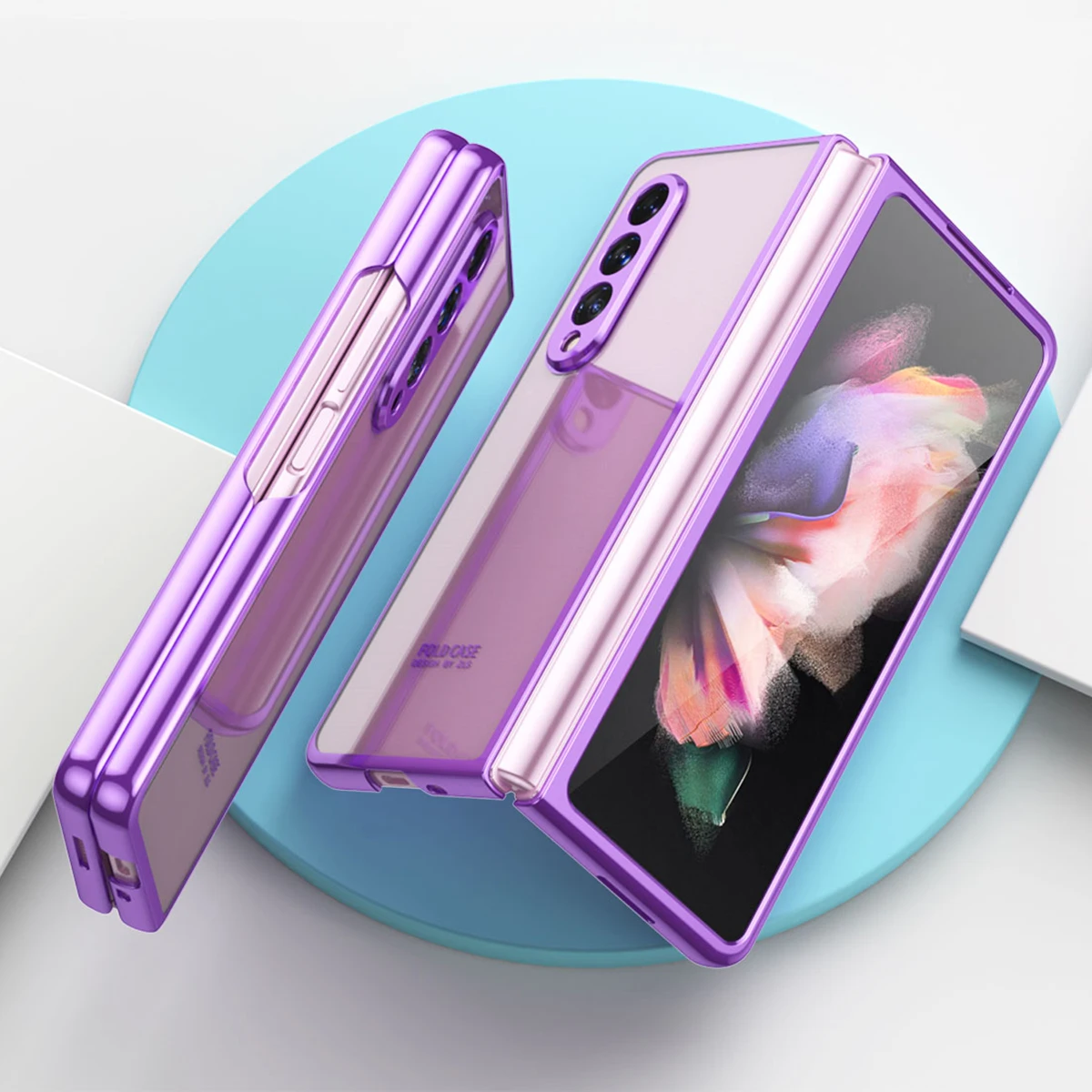 Coque Z Fold 3 Phone Case For Samsung Galaxy Z Fold 3 Flip Case Armor Plating Transparent PC Acrylic Camera Protection Cover W22
Coque Z Fold 3 Phone Case For Samsung Galaxy Z Fold 3 Flip Case Armor Plating Transparent PC Acrylic Camera Protection Cover W22