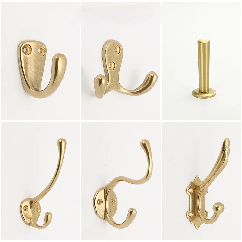 Pure Copper Hook Creative European Style Clothes Hook Door Wardrobe Shoe Cabinet Single Coat Hook Wall Hanging Wall Decoration
Pure Copper Hook Creative European Style Clothes Hook Door Wardrobe Shoe Cabinet Single Coat Hook Wall Hanging Wall Decoration