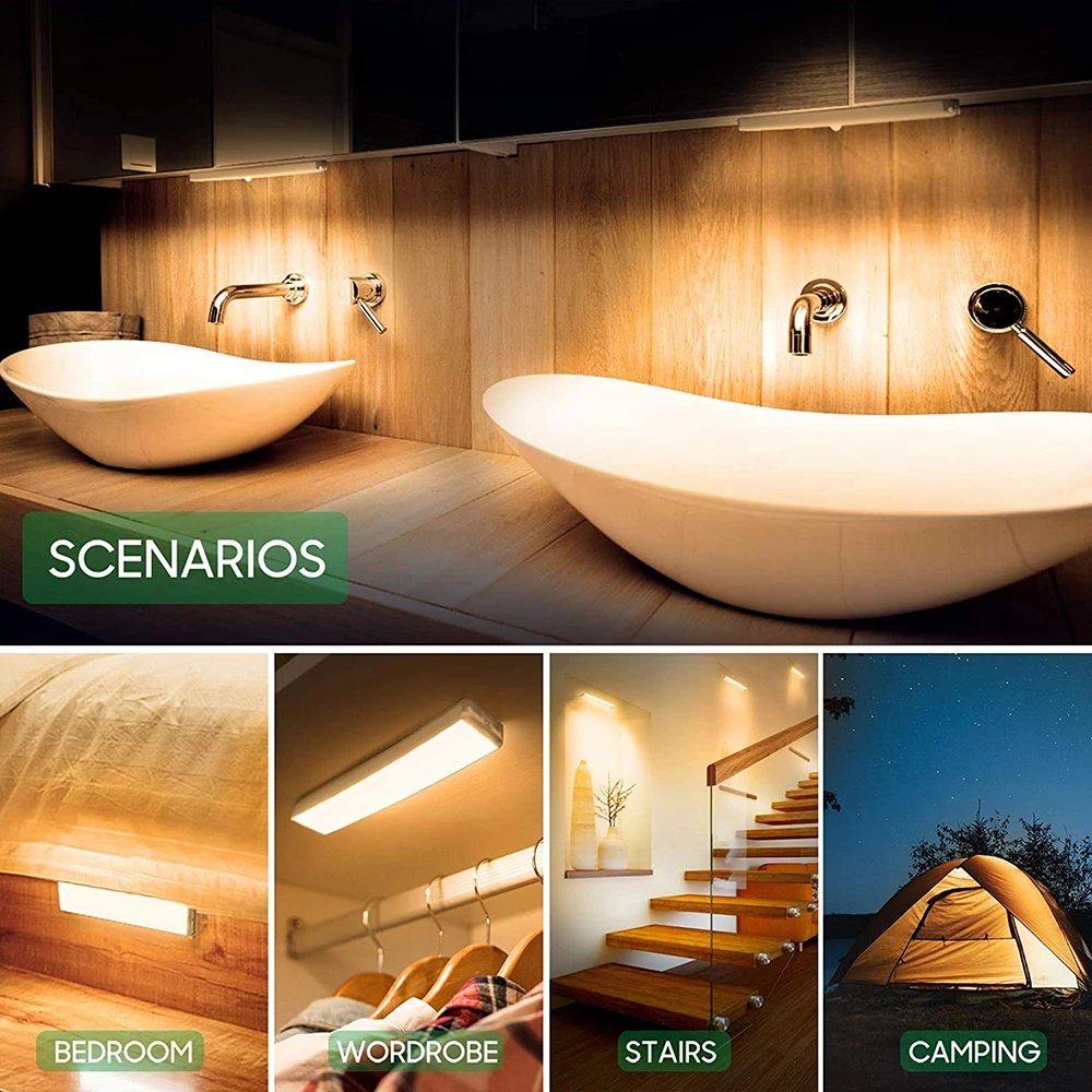 LED Night Light Motion Sensor Wireless USB Rechargeable Wall Lamp for Kitchen Cabinet Wardrobe Bedroom Staircase10 15 20 30 50cm 
LED Night Light Motion Sensor Wireless USB Rechargeable Wall Lamp for Kitchen Cabinet Wardrobe Bedroom Staircase10 15 20 30 50cm