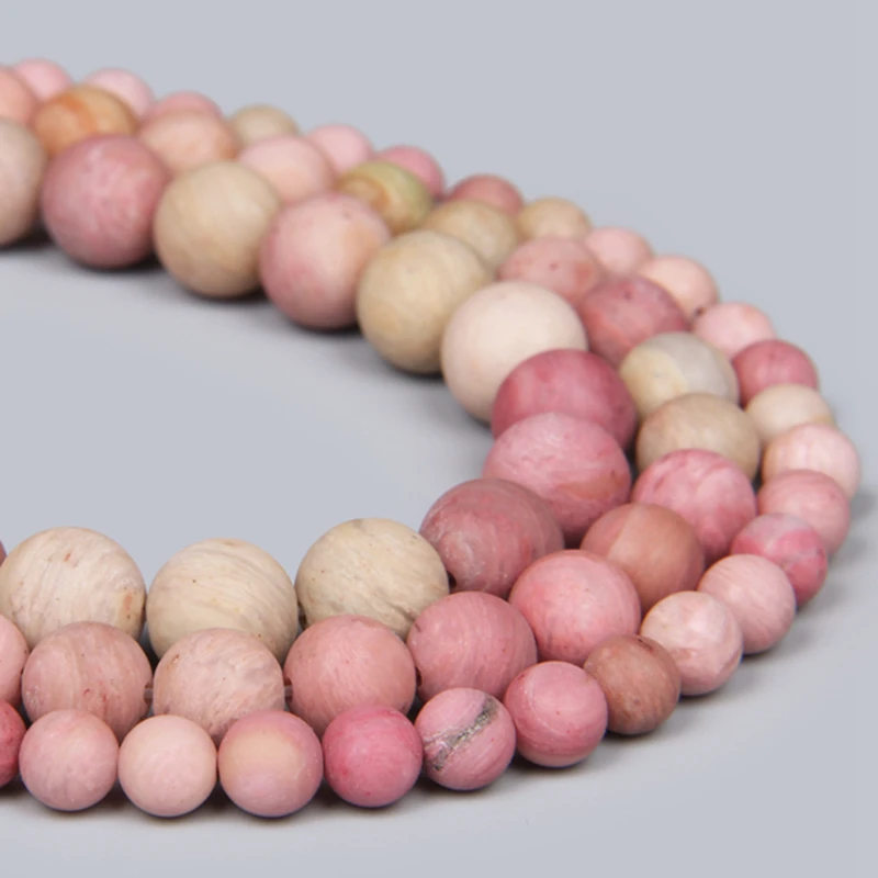 Dull Polish Matte 15'' Wholesale Natural Rhodochrosite Red Stone Jewelry Making Pink Loose Beads Bracelet 4mm 6mm 8mm 10mm 12mm
Dull Polish Matte 15'' Wholesale Natural Rhodochrosite Red Stone Jewelry Making Pink Loose Beads Bracelet 4mm 6mm 8mm 10mm 12mm